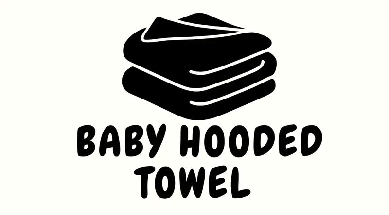 Baby Hooded Towel: Toalha de Recém-Nascido pós banho