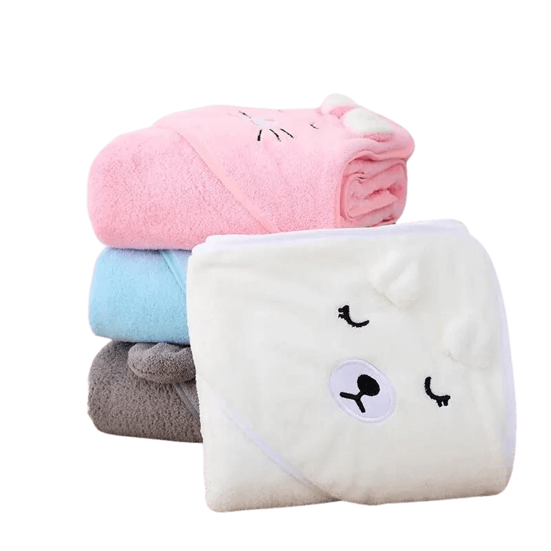 Baby Hooded Towel: Toalha de Recém-Nascido pós banho - Copy Center