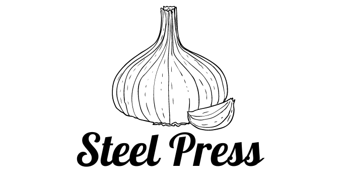 Steel Press: Espremedor de Alho Manual em Aço Inoxidável - Copy Center